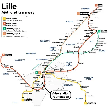 Hypercentre / Gares - Superbe T2 Equipe Appartement *